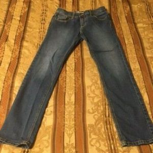 Girl's Junior Crazy 8 Skinny Jeans--Size 12--Blue--Adjustable Waist